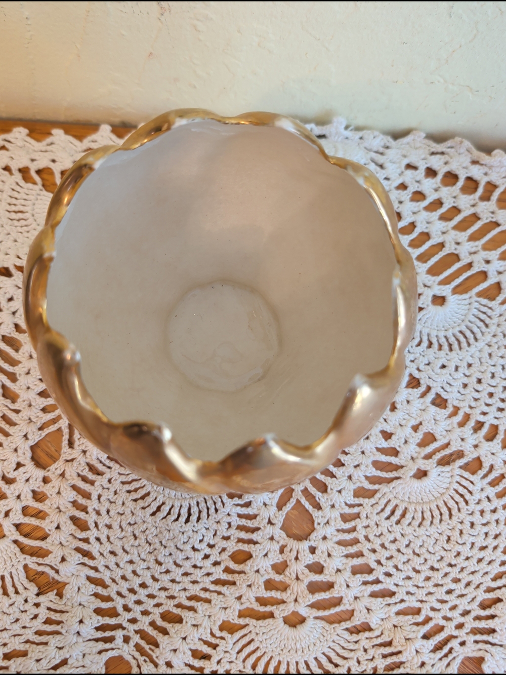 Gold Ceramic Decorative Vase and Bowl Set - Picture 10 of 13